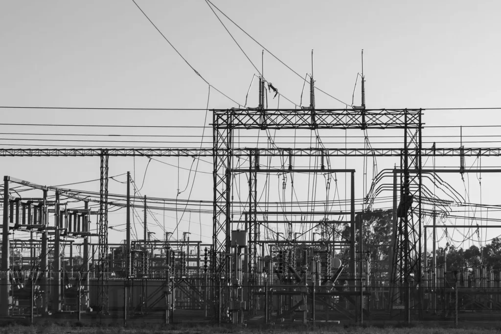 High-voltage electrical substation